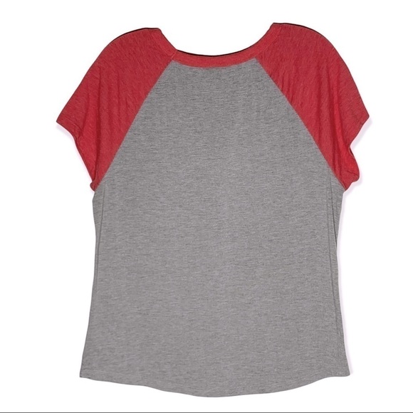 🎒Disney Baseball sleeve Minnie Mouse T-shirt - Picture 2 of 6